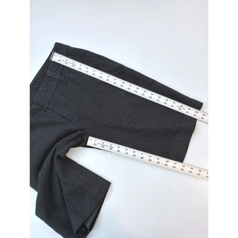 Banana Republic Ryan Fit Charcoal Gray Wool Blend Bermuda‎ Shorts Womens Size 8